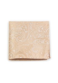 Paisley Hanky in Golden Champagne