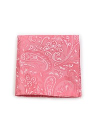 Summer Suit Hanky in Coral