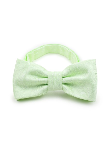 Wedding Bow Tie in Seafoam Green