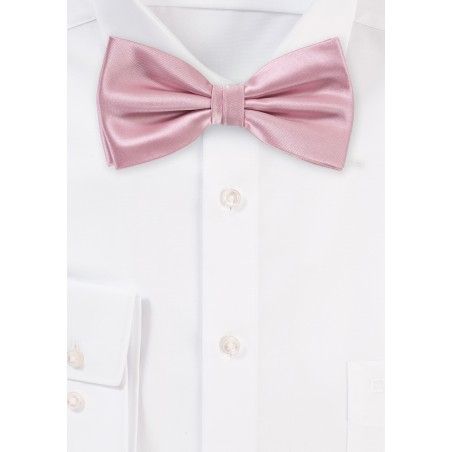 Mens Bow Tie in Dusty Rose
