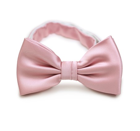 Pre-Tied Bow Tie in Soft Pink