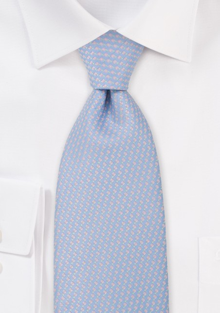 Light Blue and Pink Necktie