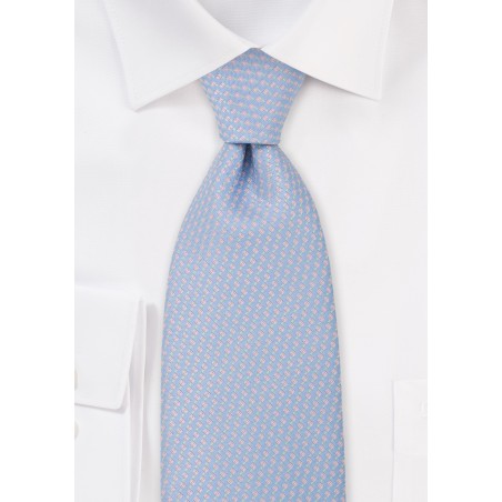 Light Blue and Pink Necktie