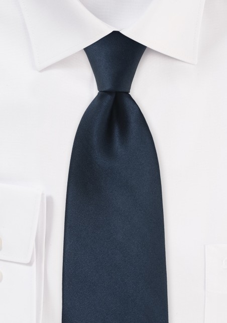 Dark Navy Blue Mens Silk Tie