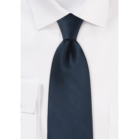 Dark Navy Blue Mens Silk Tie