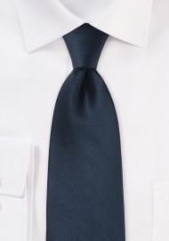 Dark Navy Blue Mens Silk Tie