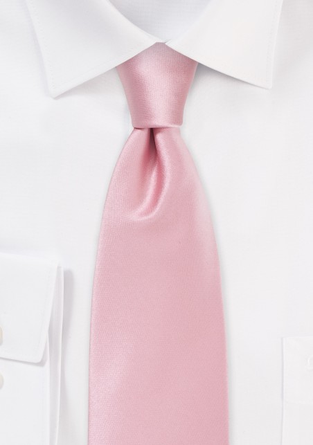 Elegant Mens Tie in Summer Pink