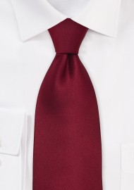 Kids Silk Tie in Cherry Red