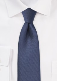 Matte Navy Skinny Tie