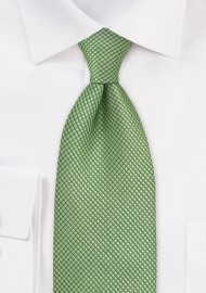 Kids Textured Green Tie