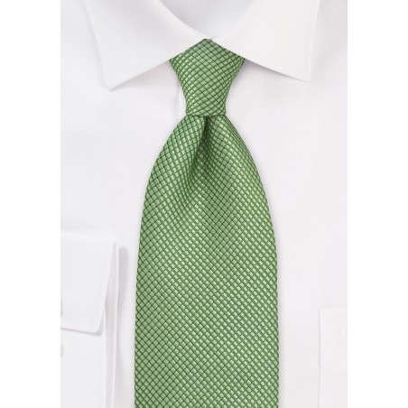 XL Textured Green Tie