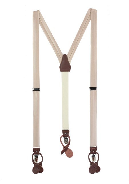 Champagne Dress Formal Wedding Suspenders