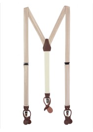 Champagne Dress Formal Wedding Suspenders