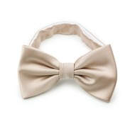 Champagne Dress Pre-Tied Bow Tie