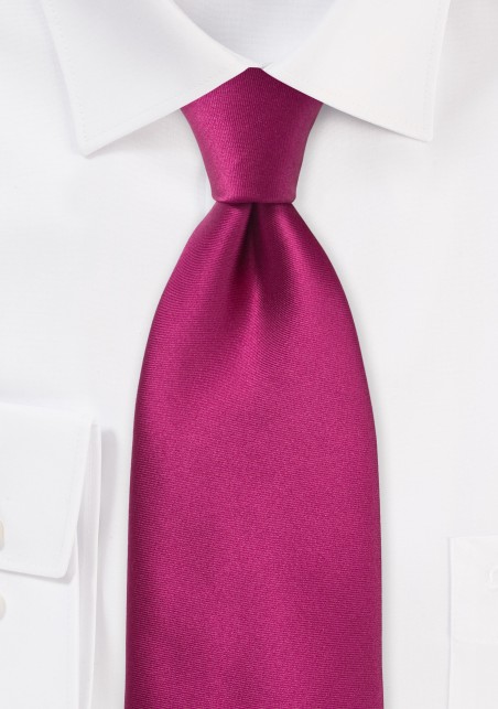 Solid Kids Tie in Hot Pink