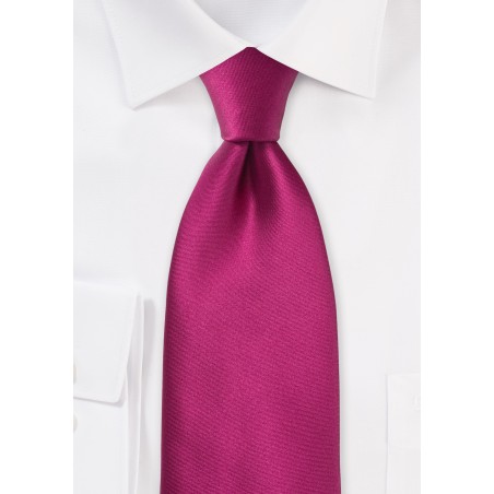 Solid Kids Tie in Hot Pink