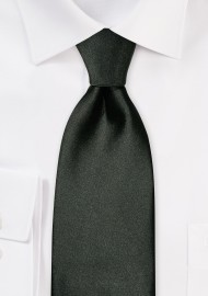 Dark Green Kids Necktie