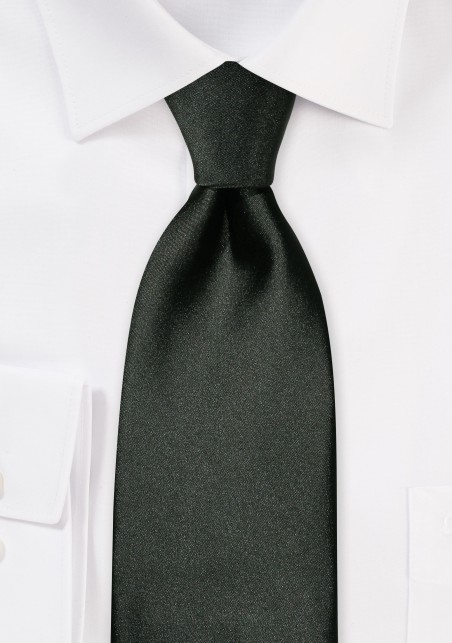 Dark Green Kids Necktie
