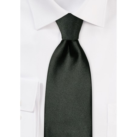 Dark Green Kids Necktie