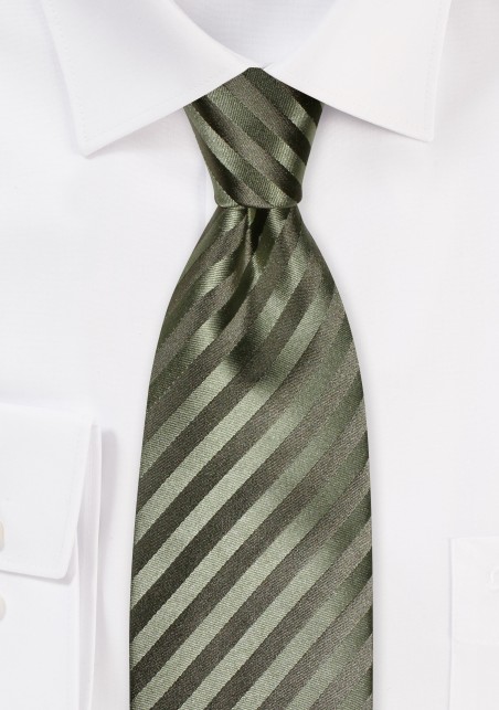 Kids Tie in Sage Green