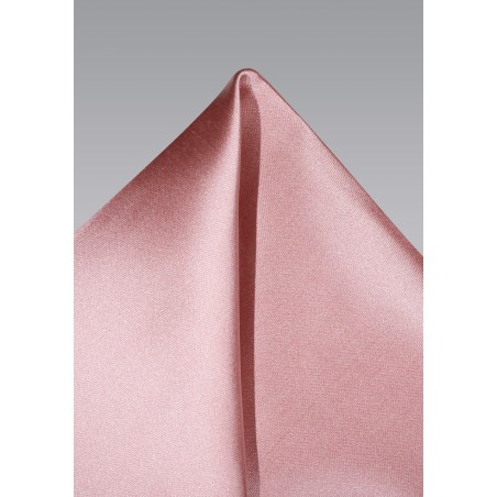 Soft Pink Colored Pocket Square