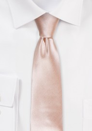 Skinny Tie in Antique Blush