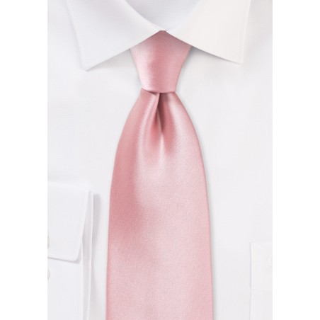 Petal Pink Hued Men's Tie