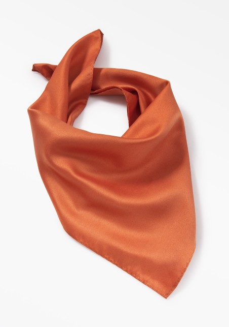 Dark Orange Womens Neck Scarf