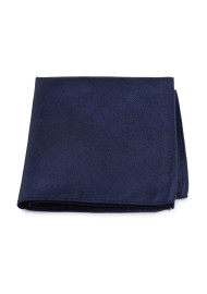 Woodgrain Texture Pocket Square in Dark Navy