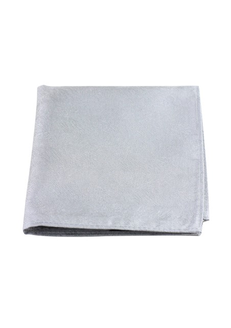 Woodgrain Texture Pocket Square in Sterling Silver
