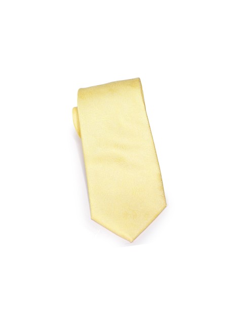Woodgrain Texture Necktie in Spring Yellow