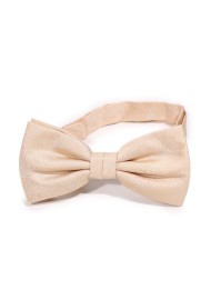 Woodgrain Texture Bow Tie in Golden Wheat