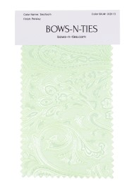 Paisley Fabric Swatch - Seafoam