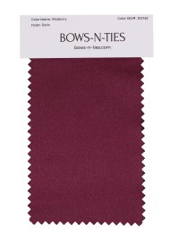 Satin Fabric Swatch - Mulberry