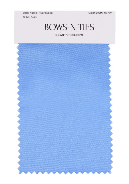 Satin Fabric Swatch - Hydrangea