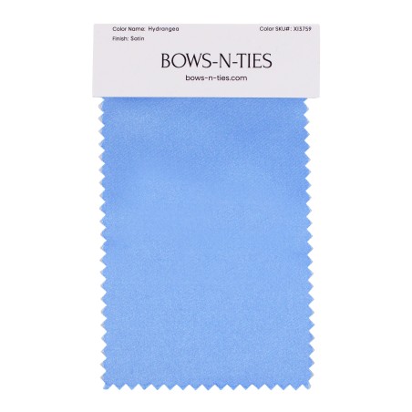 Satin Fabric Swatch - Hydrangea