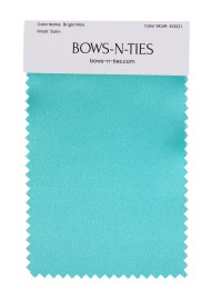 Satin Fabric Swatch - Bright Mint