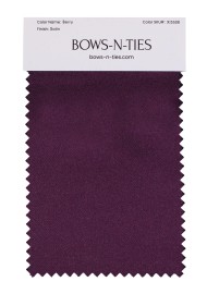 Satin Fabric Swatch - Berry