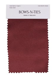 Satin Fabric Swatch - Cognac