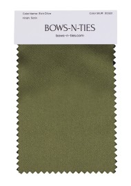 Satin Fabric Swatch - Rich Olive