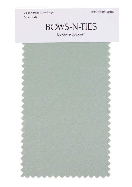 Satin Fabric Swatch - Dusty Sage