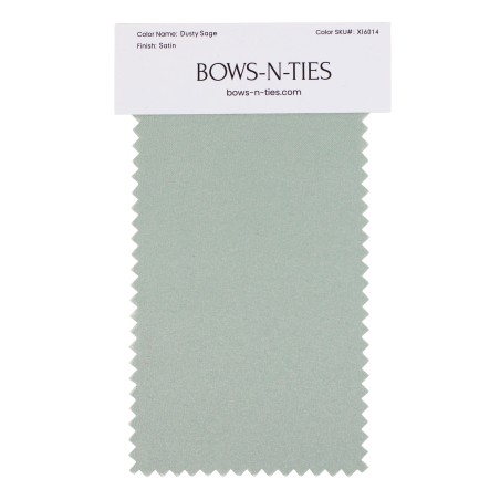 Satin Fabric Swatch - Dusty Sage