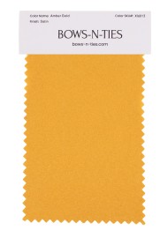 Satin Fabric Swatch - Amber Gold