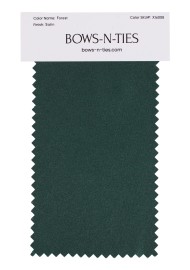 Satin Fabric Swatch - Forest