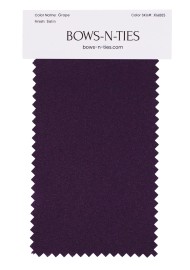 Satin Fabric Swatch - Grape