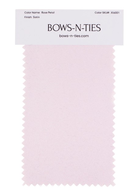Satin Fabric Swatch - Rose Petal
