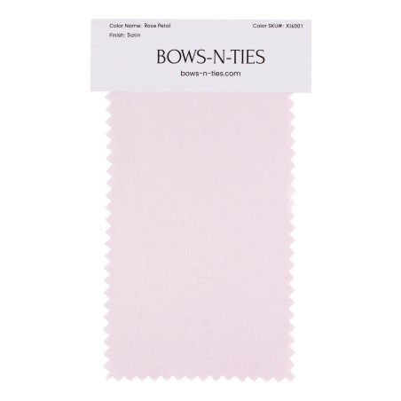 Satin Fabric Swatch - Rose Petal