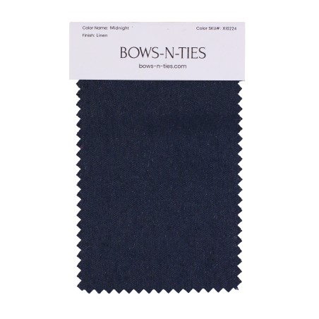Linen Texture Fabric Swatch - Midnight