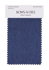 Linen Texture Fabric Swatch - Slate Blue