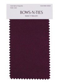 Linen Texture Fabric Swatch - Burgundy